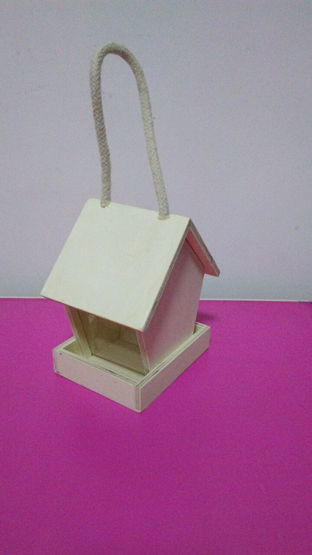 Wooden birdhouse