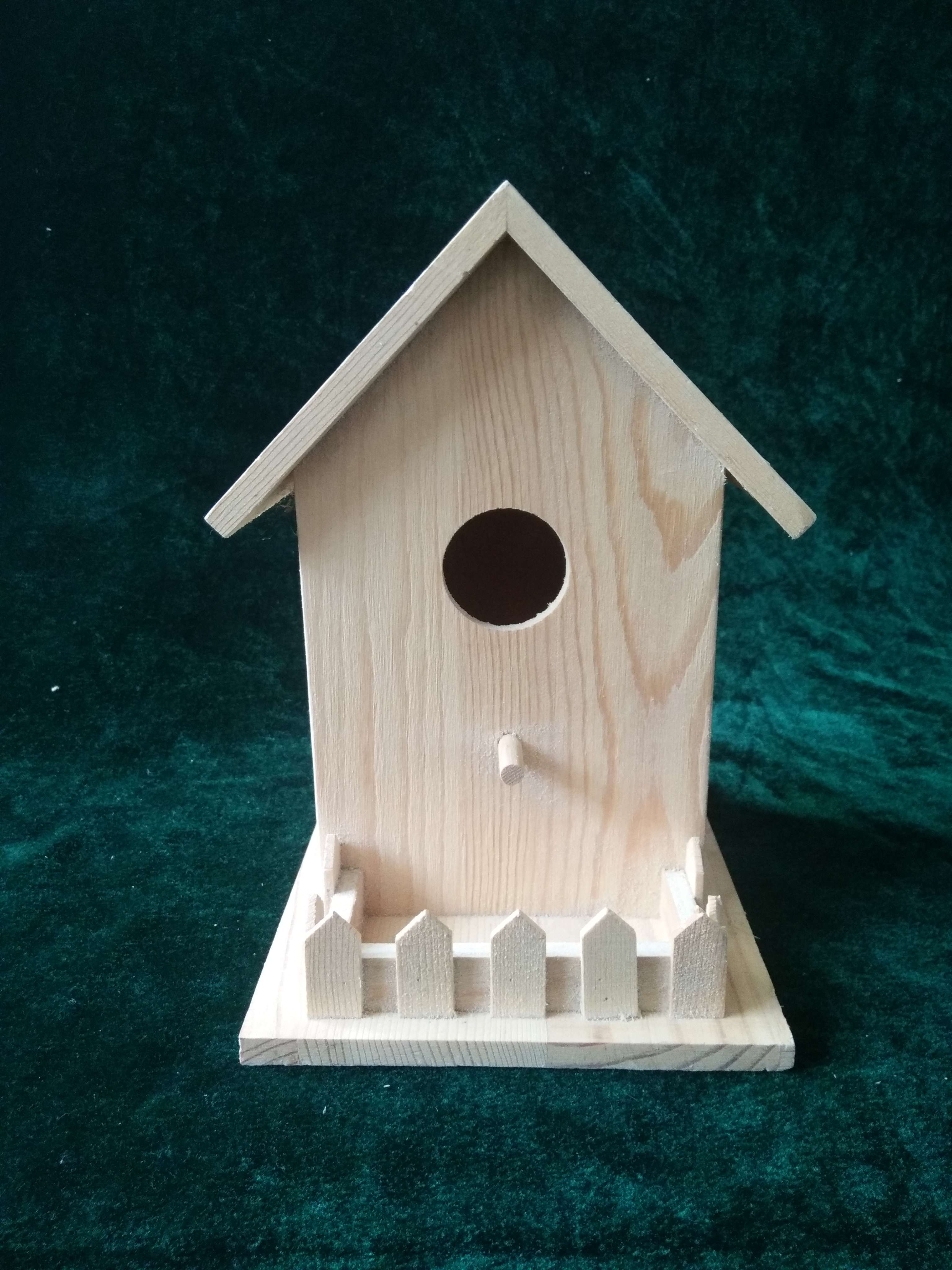 Wooden birdhouse